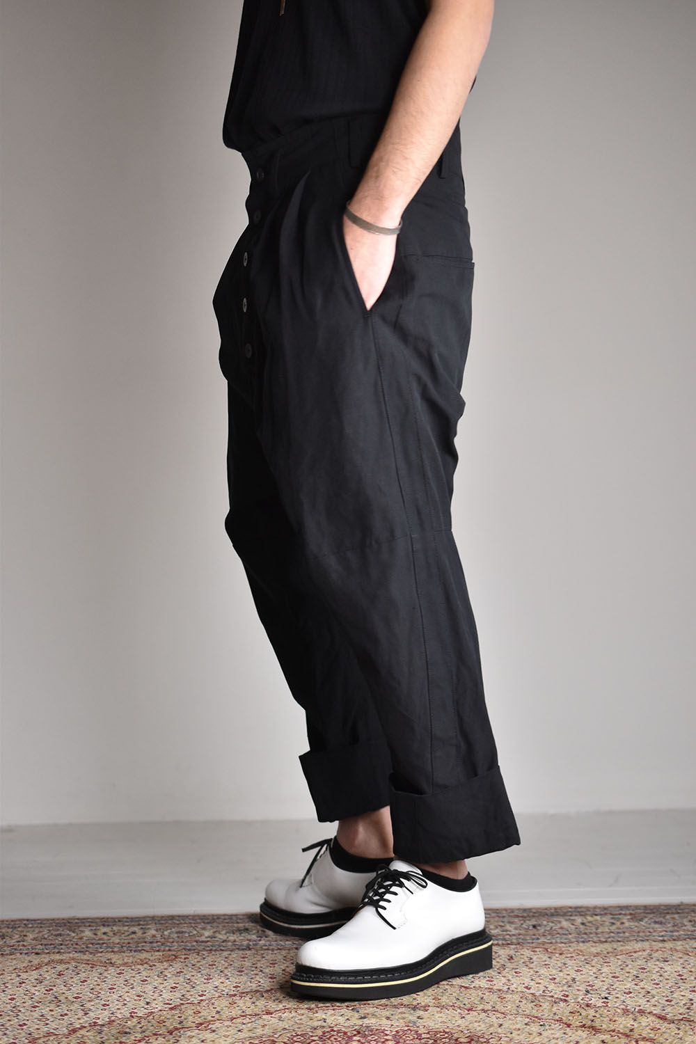 nude:masahiko maruyama - Drop Crotch 2Tuck Pants