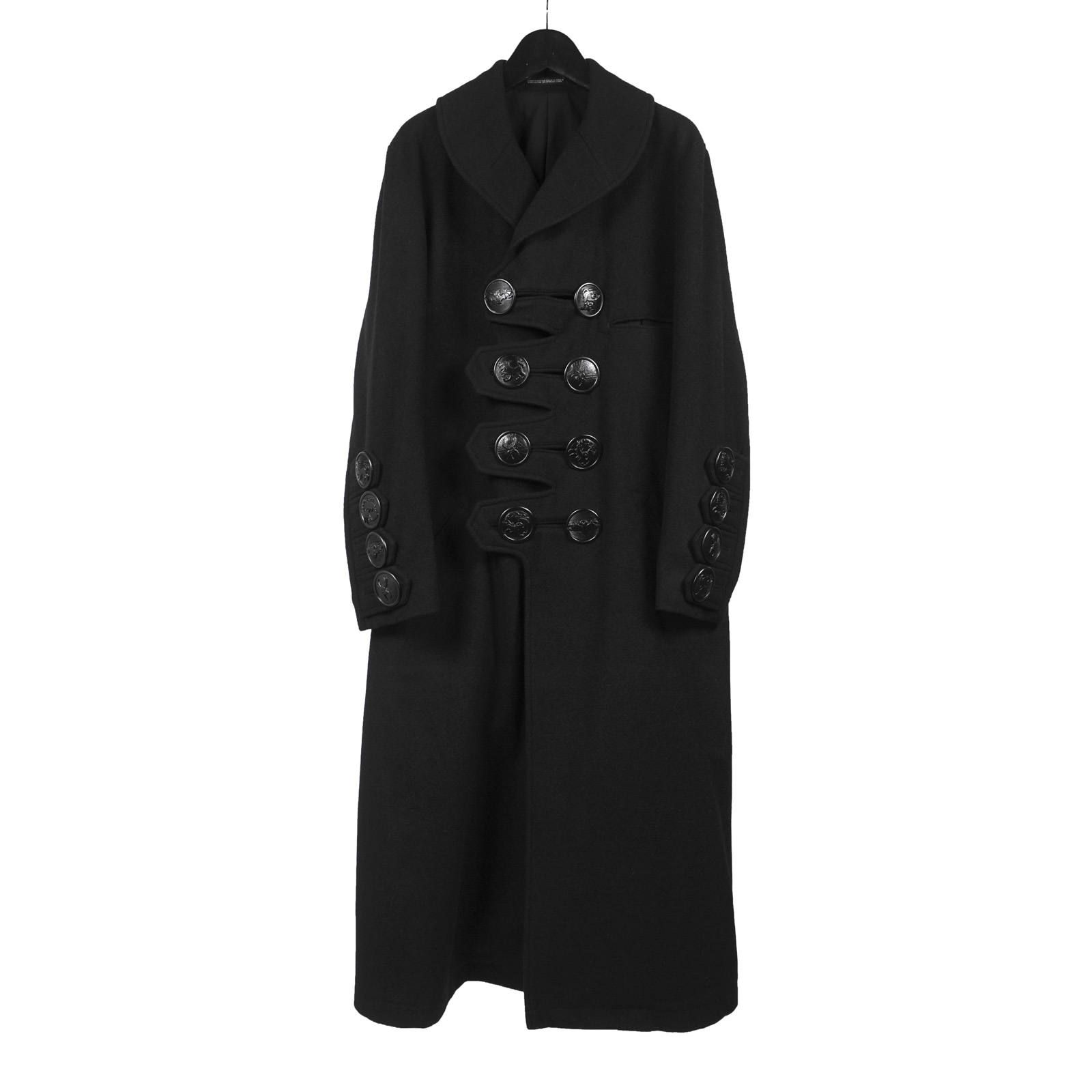 yohji yamamoto - Yohji Yamamoto [HC-C16-103 / デカ黒釦ヘチマコート