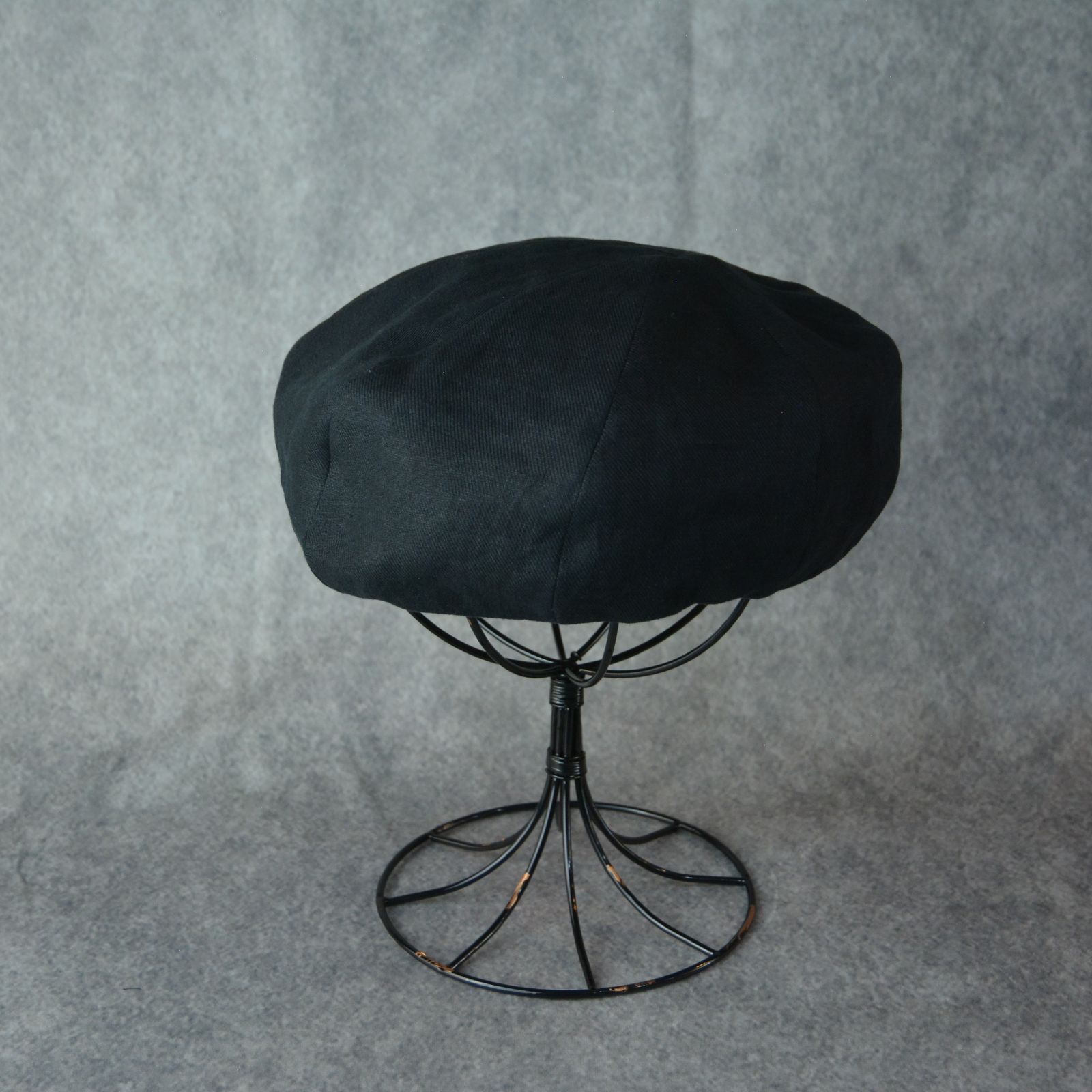 yohji yamamoto - TWILL CASQUETTE （BLACK） / ツイル キャスケット