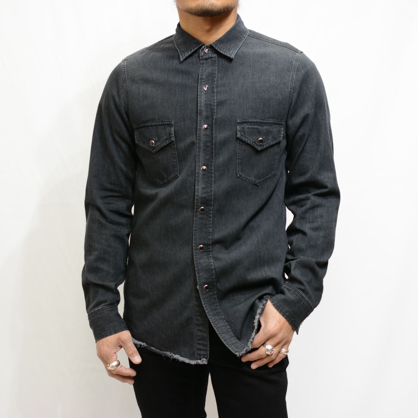 MINEDENIM - [STANDARD] Denim Western SH BLK / ウエスタン デニム