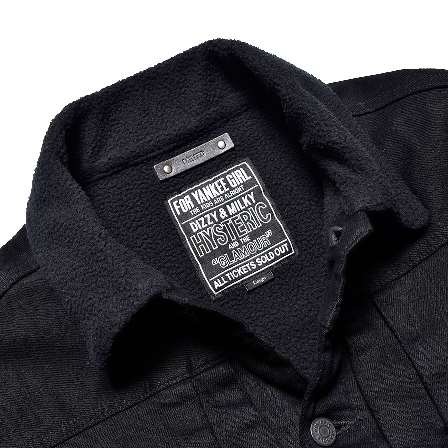 MINEDENIM - HYSTERIC GLAMOUR×MINEDENIM Denim Jacket （BLK