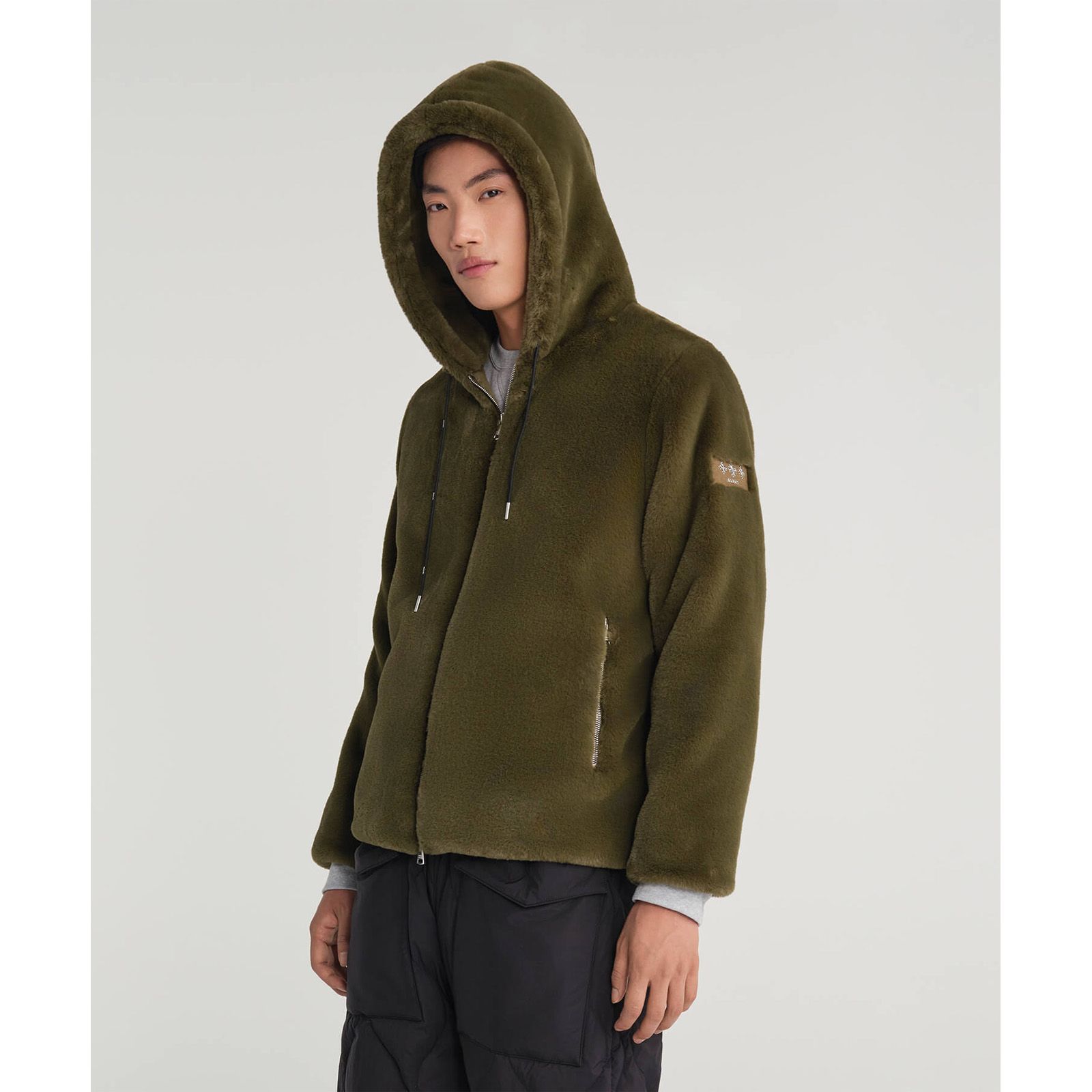TATRAS - BOMOS ボモス - KHAKI / フードブルゾン (フリース