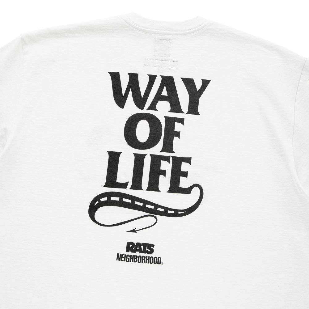 RATS - 20th RATS × NEIGHBORHOOD / S/S TEE - WHITE / Tシャツ / 25