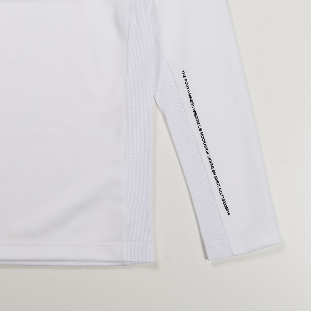 TFW49 - L/S MOCKNECK SIDE MESH T / モックネック サイドメッシュT