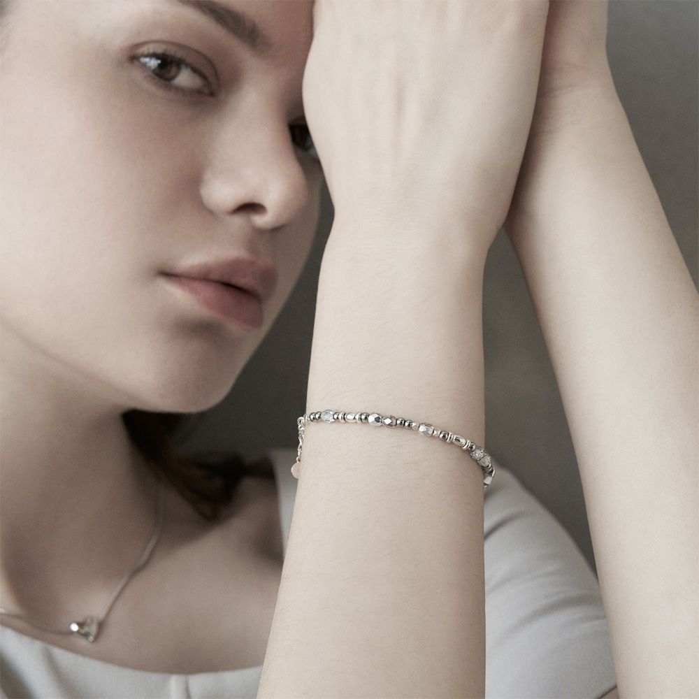 GARNI - Pebble Bracelet - Black / ペブル ブレスレット / GB24009