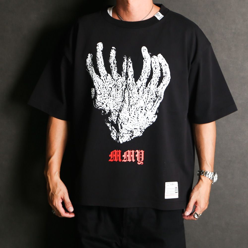 MASSES - MASSES × Maison MIHARA YASUHIRO / HANDS PRINT T-SHIRTS