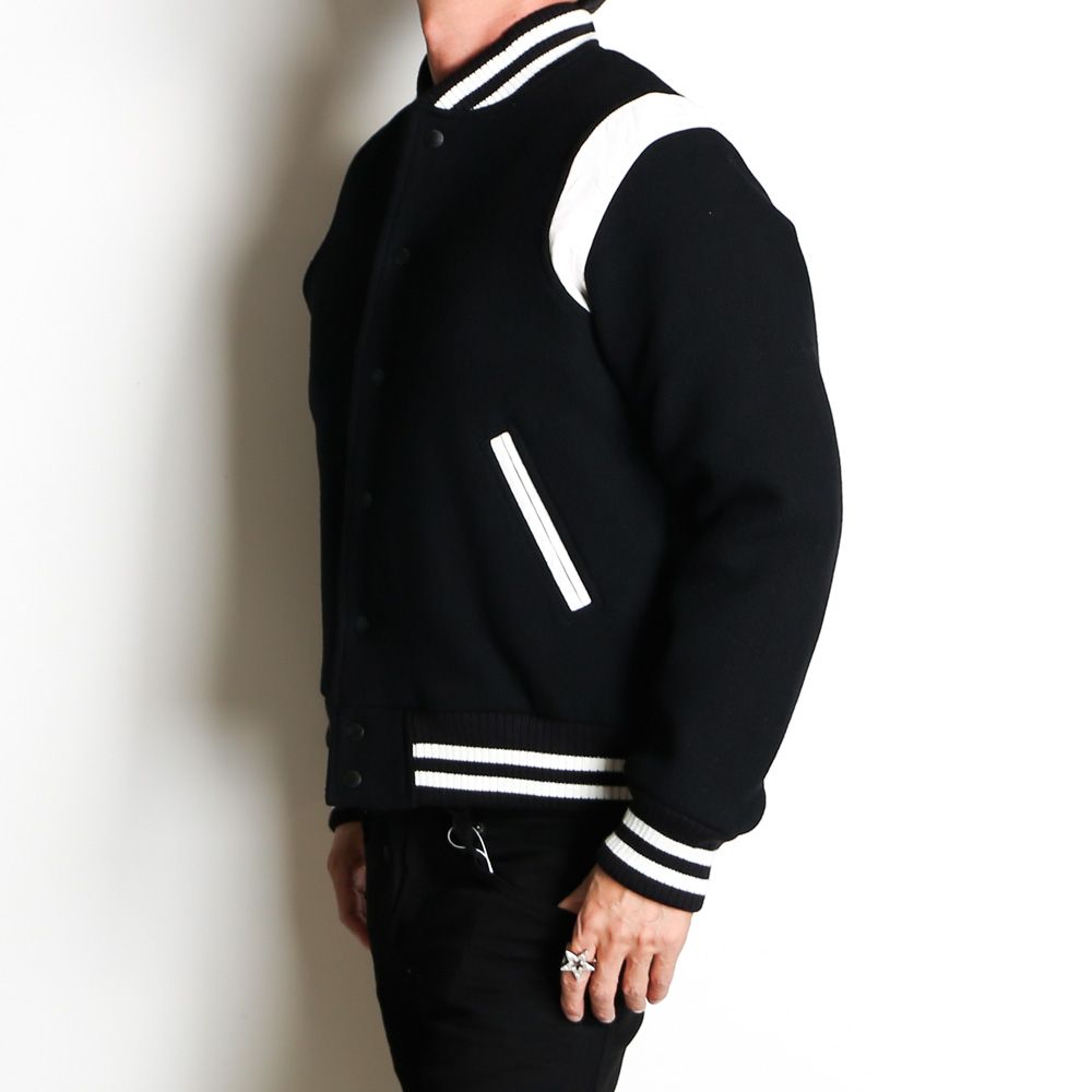 MINEDENIM - Wool Meiton & Leather Studium Jamper / 2310-9004