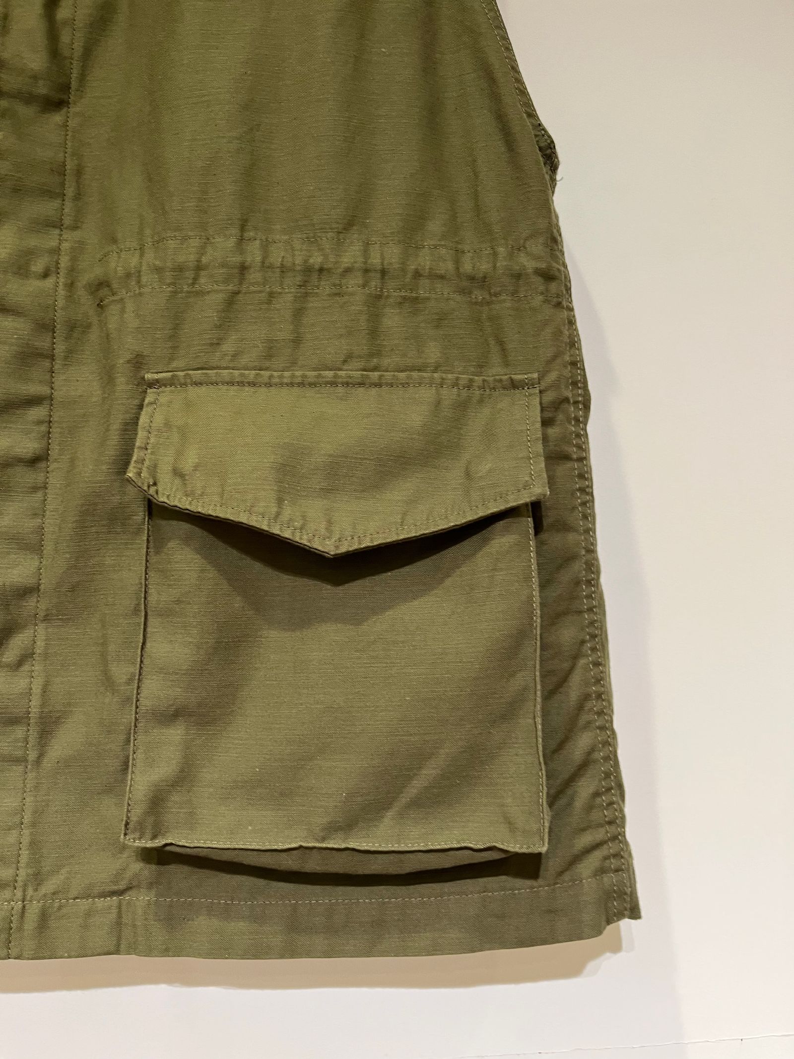 oblada - Sleeveless Military Jacket ミリタリージャケット oblada