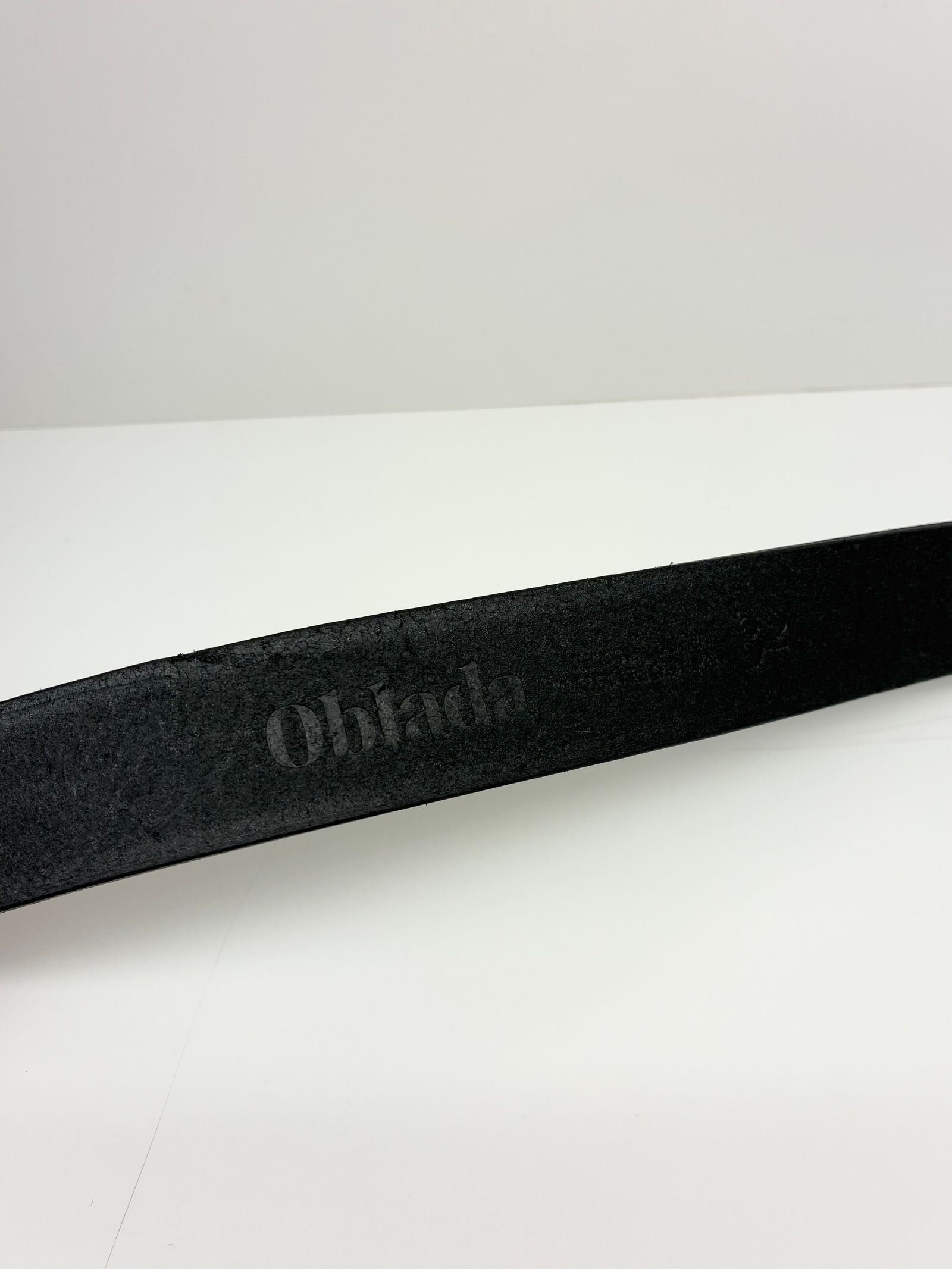 oblada - GARRISON BELT MINI 30mm / レザーベルト / ブラック