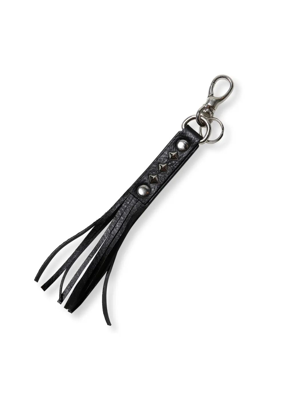 calee レザーキーホルダー CALEE - STUDS LEATHER ASSORT KEY RING <TYPE 1 > (BLACK D