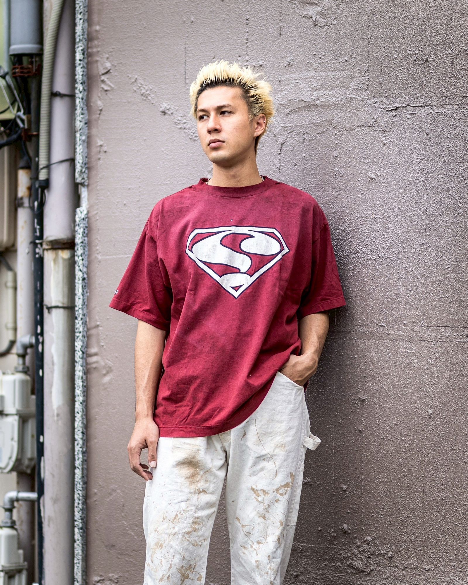 SAINT M×××××× - セントマイケル Tシャツ ? SS TEE(SM-HR8-0000-030
