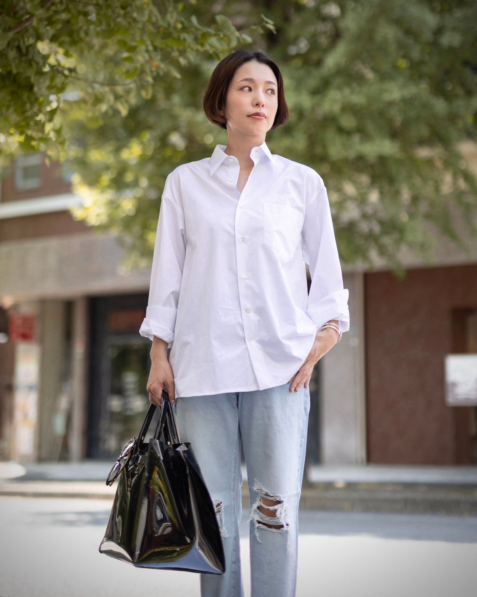 J.B. ATTIRE Paris white shirts style 2024.08.20 | 5204 | MARK