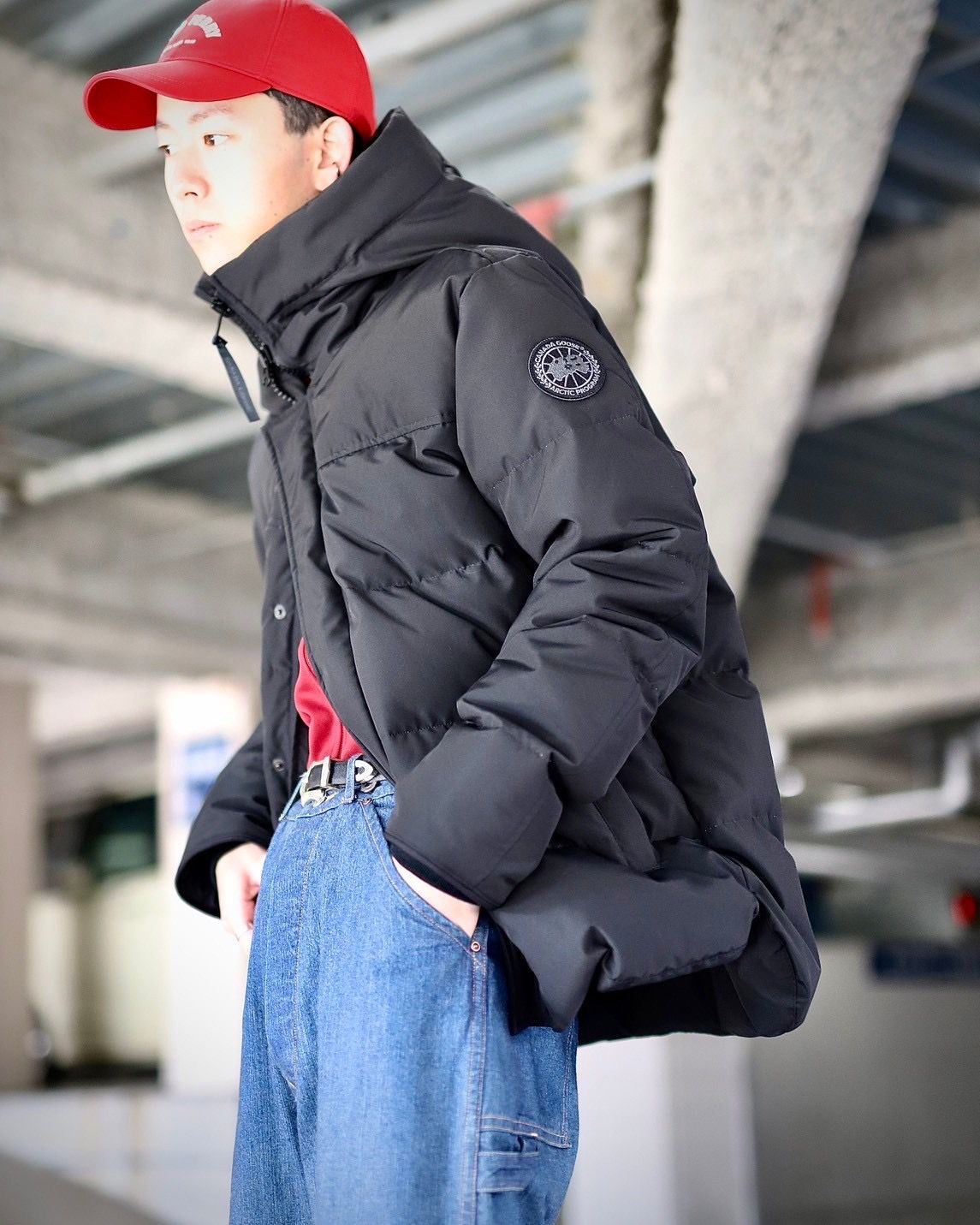 CANADA GOOSE カナダグース 新作Macmillan Parka BLACK LABELスタイル