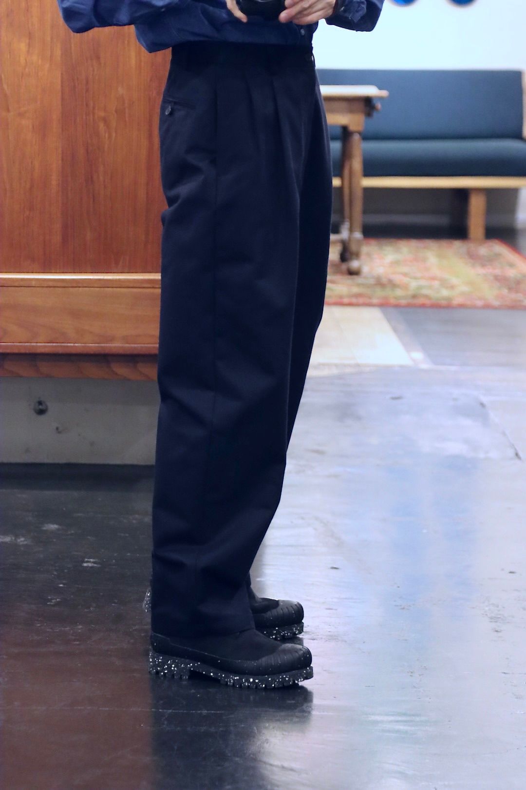 A.PRESSE 24SS Type.1 Silk Blend Chino Trousers