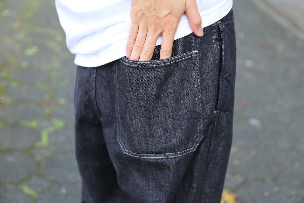 Graphpaper Colorfast Denim Belted Pants