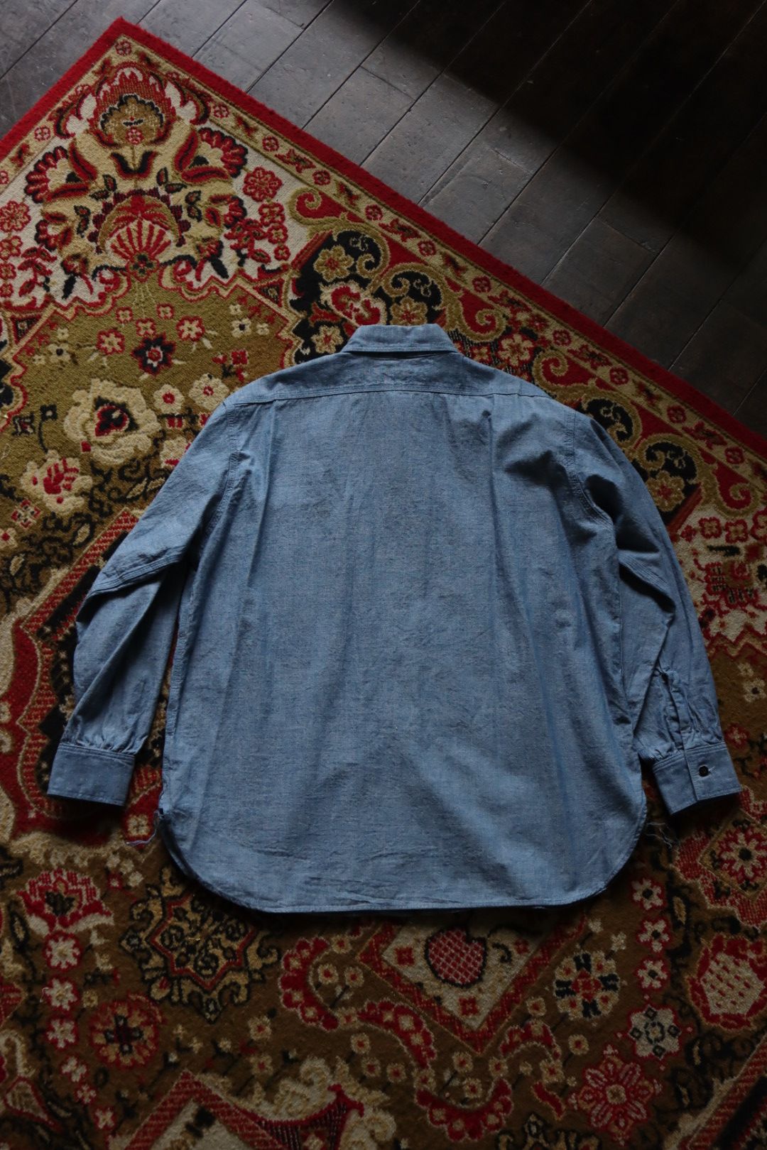 A.PRESSE - アプレッセ23AWシャツ BB Washed Chambray Shirt(23SAP-02