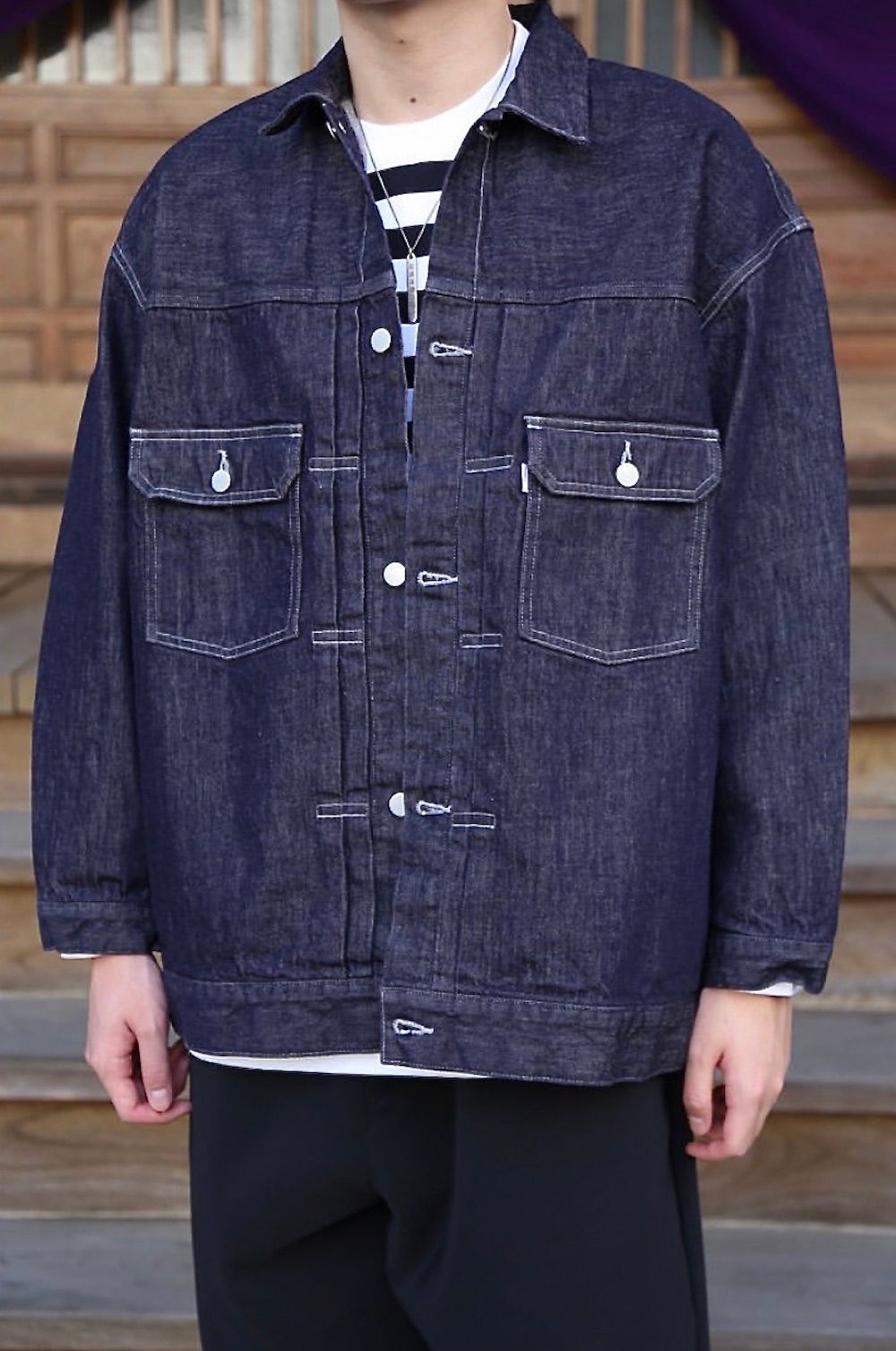 Graphpaper Colorfast Denim Blouson