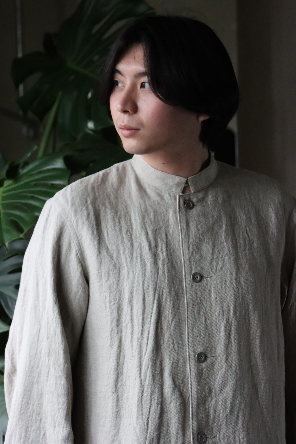 blurhms Linen Twill Hospital Jacket(BHS22S006) style. 2022.01.24