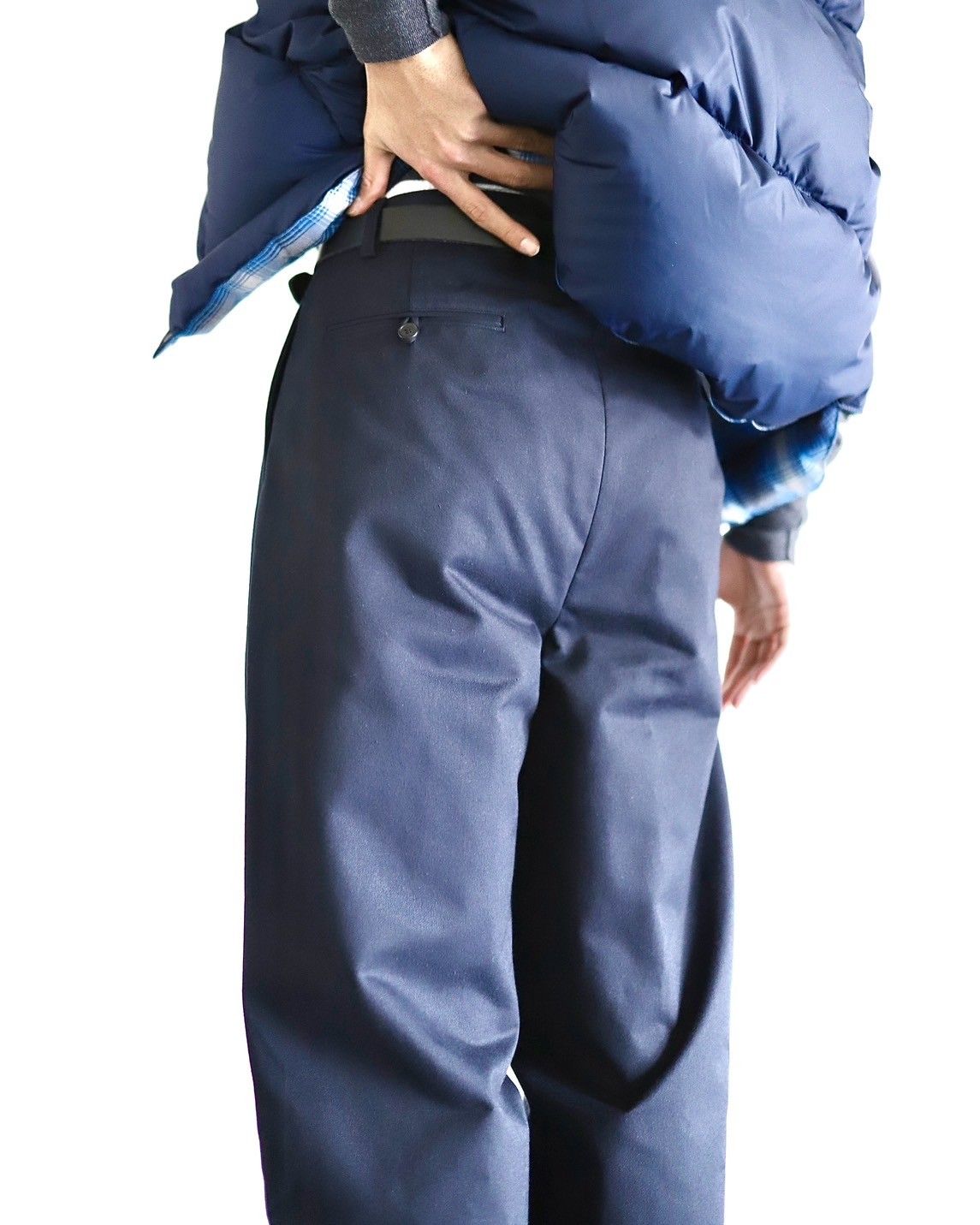 A.PRESSE アプレッセ Type.1 Silk Blend Chino Trousersスタイル