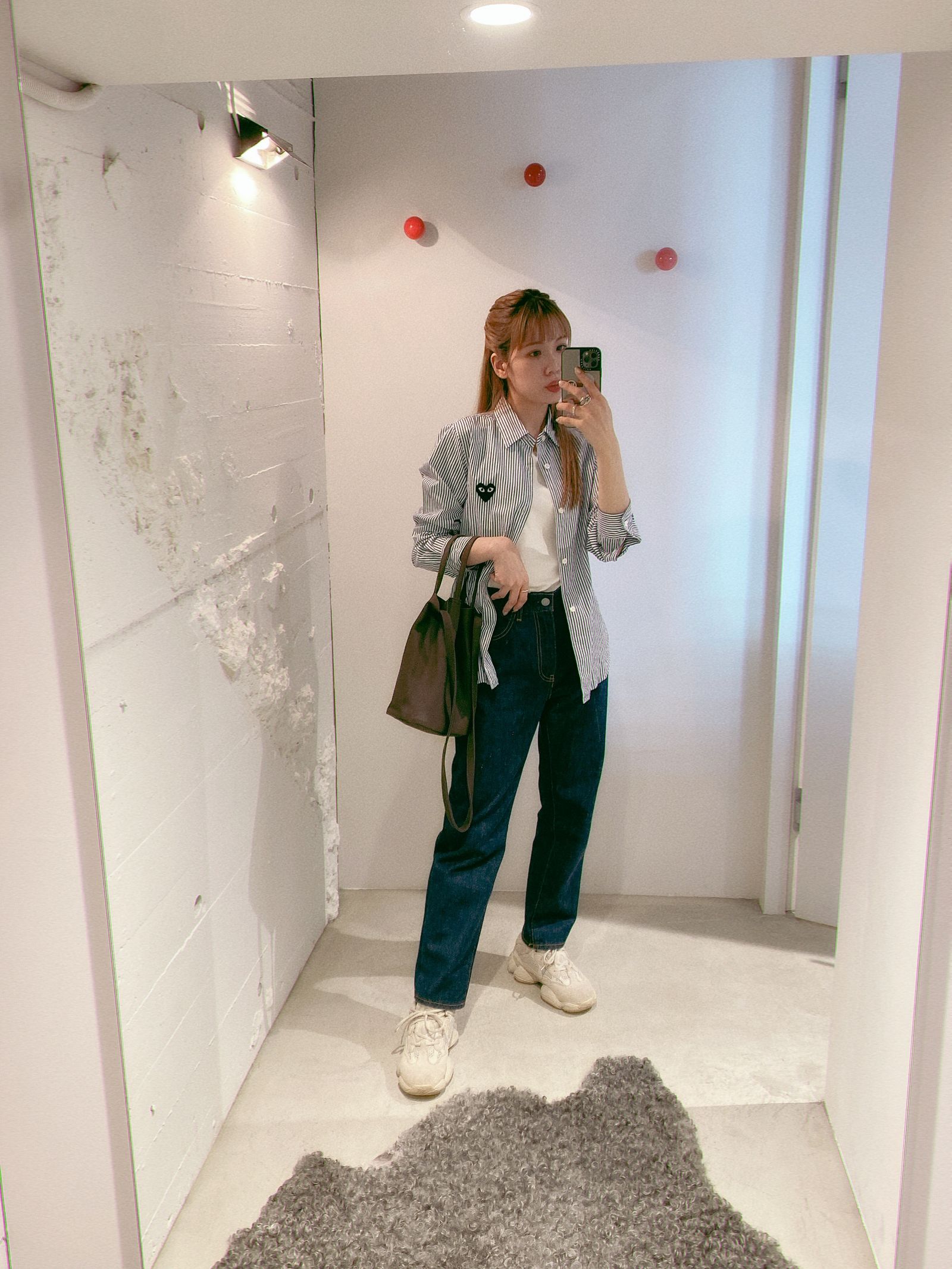 PLAY COMME des GARCONS(プレイコムデギャルソン) ストライプシャツ