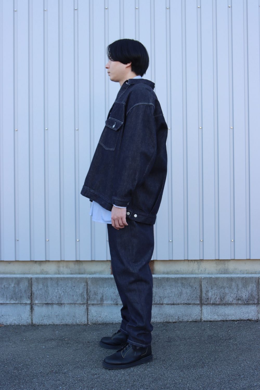 Graphpaper Colorfast Denim Jacket style.2021.11.27 | 2113 | MARK