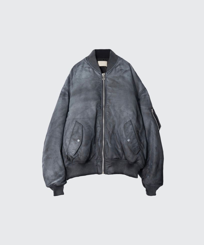 YOKE - ヨーク24FW SPREY PRINTED BOMBER JACKET(YK24FW0759B)WHITE☆8