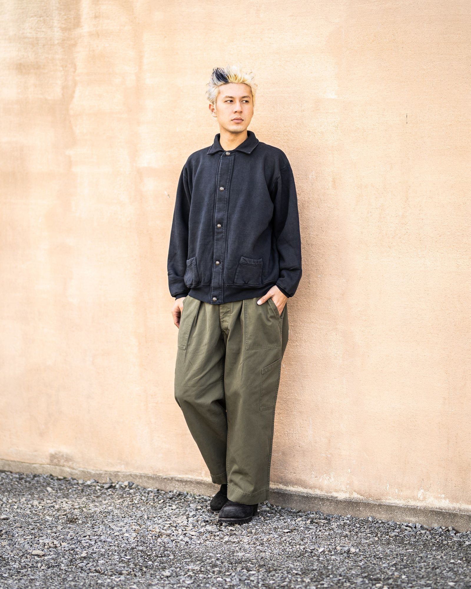 A.PRESSE Vintage Sweat Cardigan 新作発売！ | 7608 | MARK