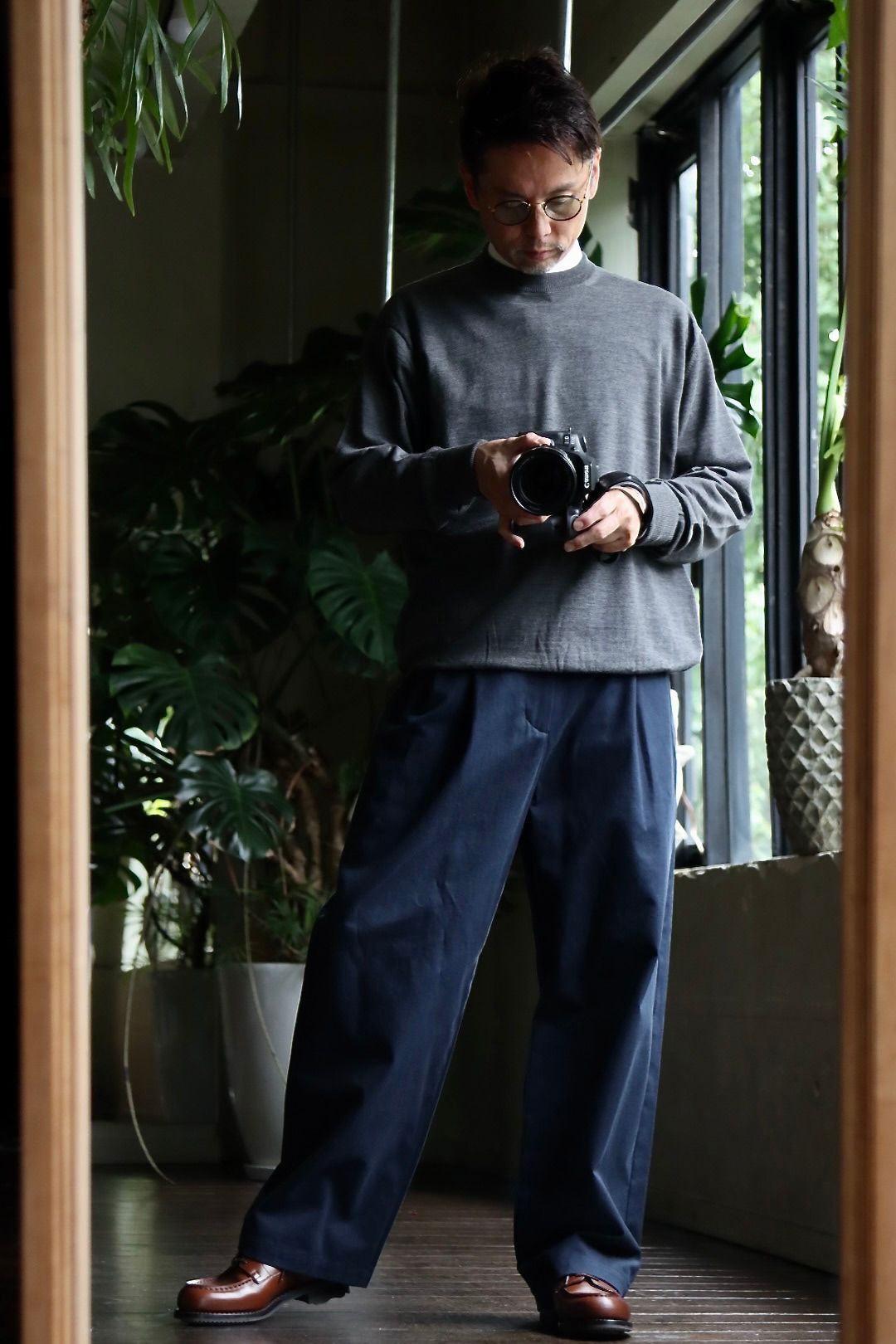A.PRESSE - アプレッセ22FW Chino Trousers (22AAP-04-06H)NAVY | MARK