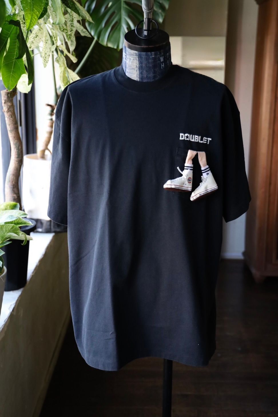 doublet - doublet 25SS TENBUYER T-SHIRT(25SS78CS390)BLACK☆4月26日