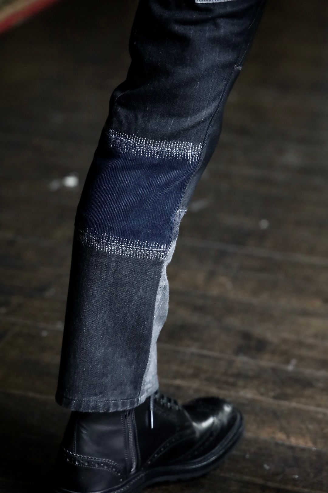 JUNYA WATANABE MANパッチワークMIXデニムパンツスタイル.2024.8.19