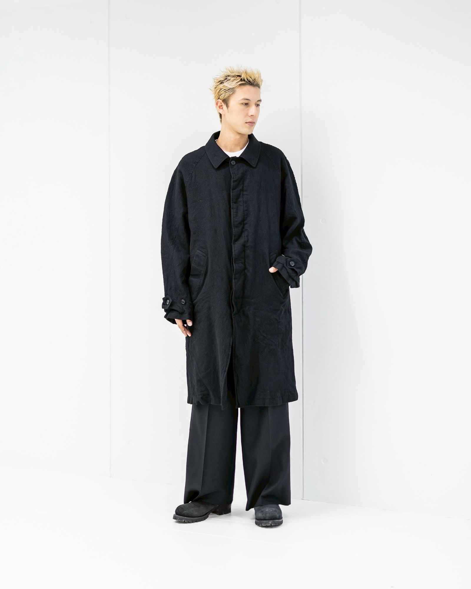 COMME des GARCONS HOMME ウールサージ製品縮絨コート 10月3日(金)新作