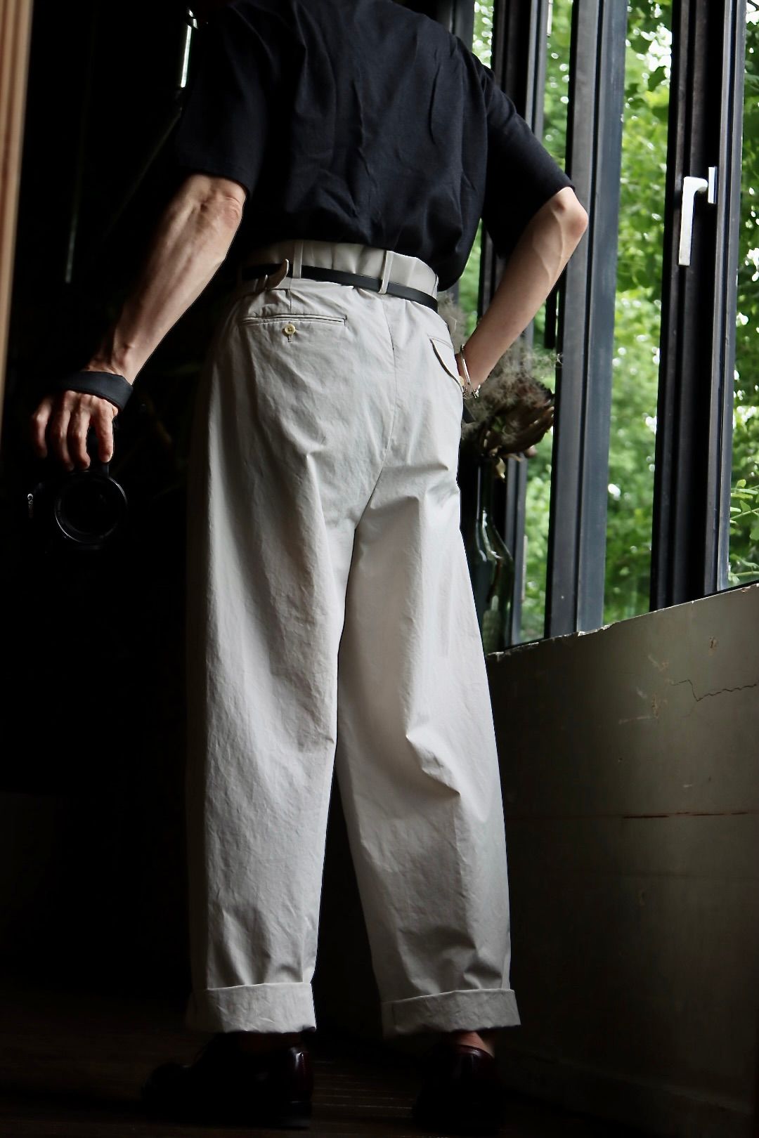 A.PRESSE High Density Weather Cloth Trousersスタイル | 3370 | MARK