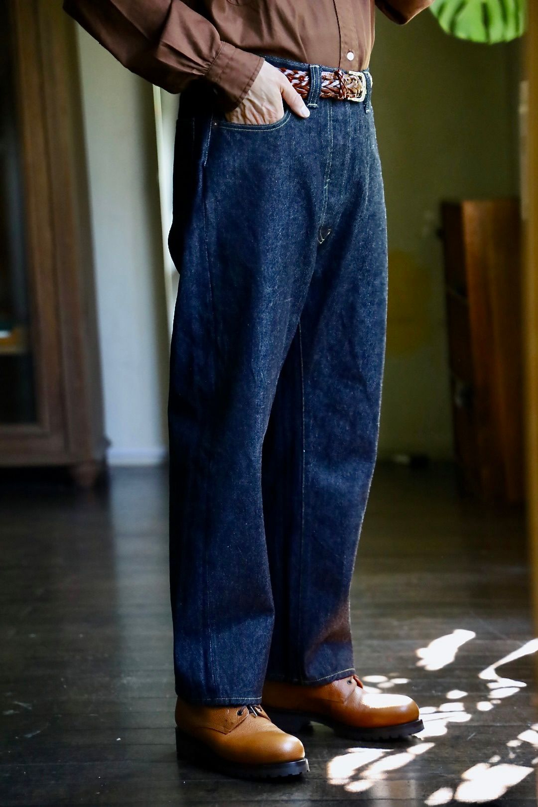 A.PRESSE - アプレッセ Washed Denim Wide Pants(AP-4001)ONE WASH | MARK