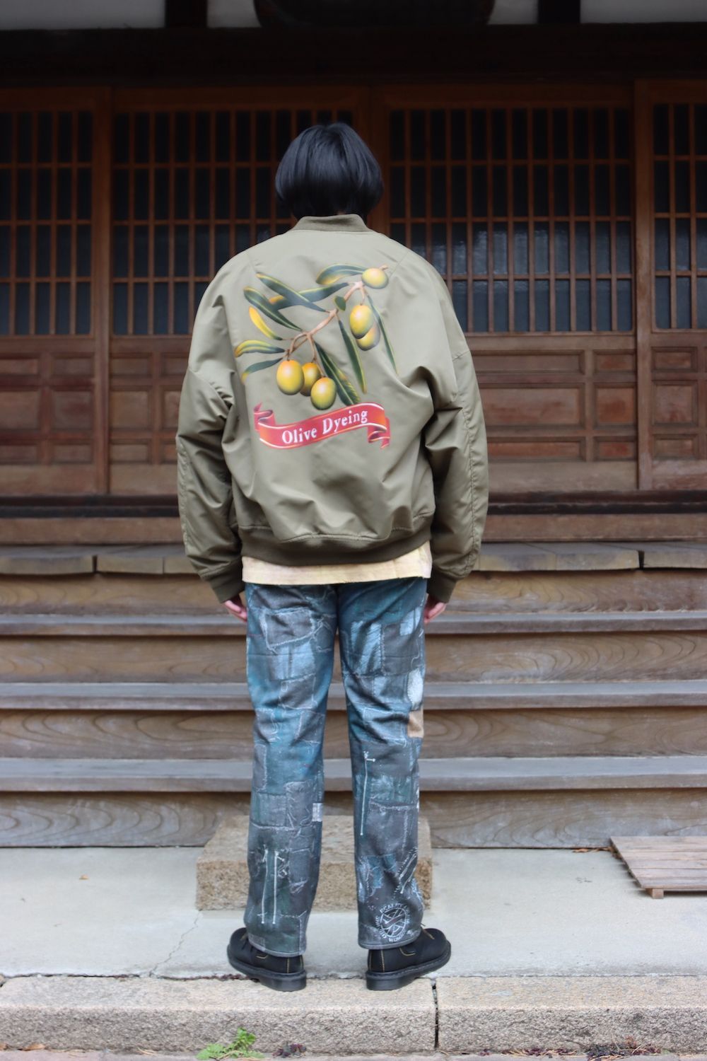 doublet VEGETABLE DYED MA-1(22SS13BL132) style.2022.1.16 | 2191 | MARK