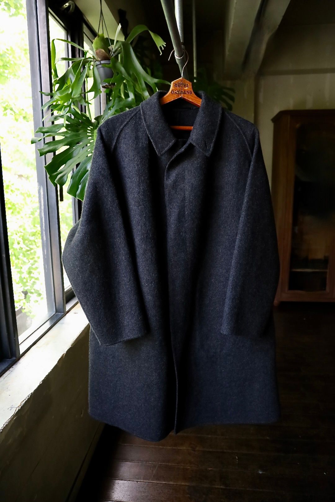 A.PRESSE - アプレッセ Cashmere Melton Long Coat(24AAP-01-11H