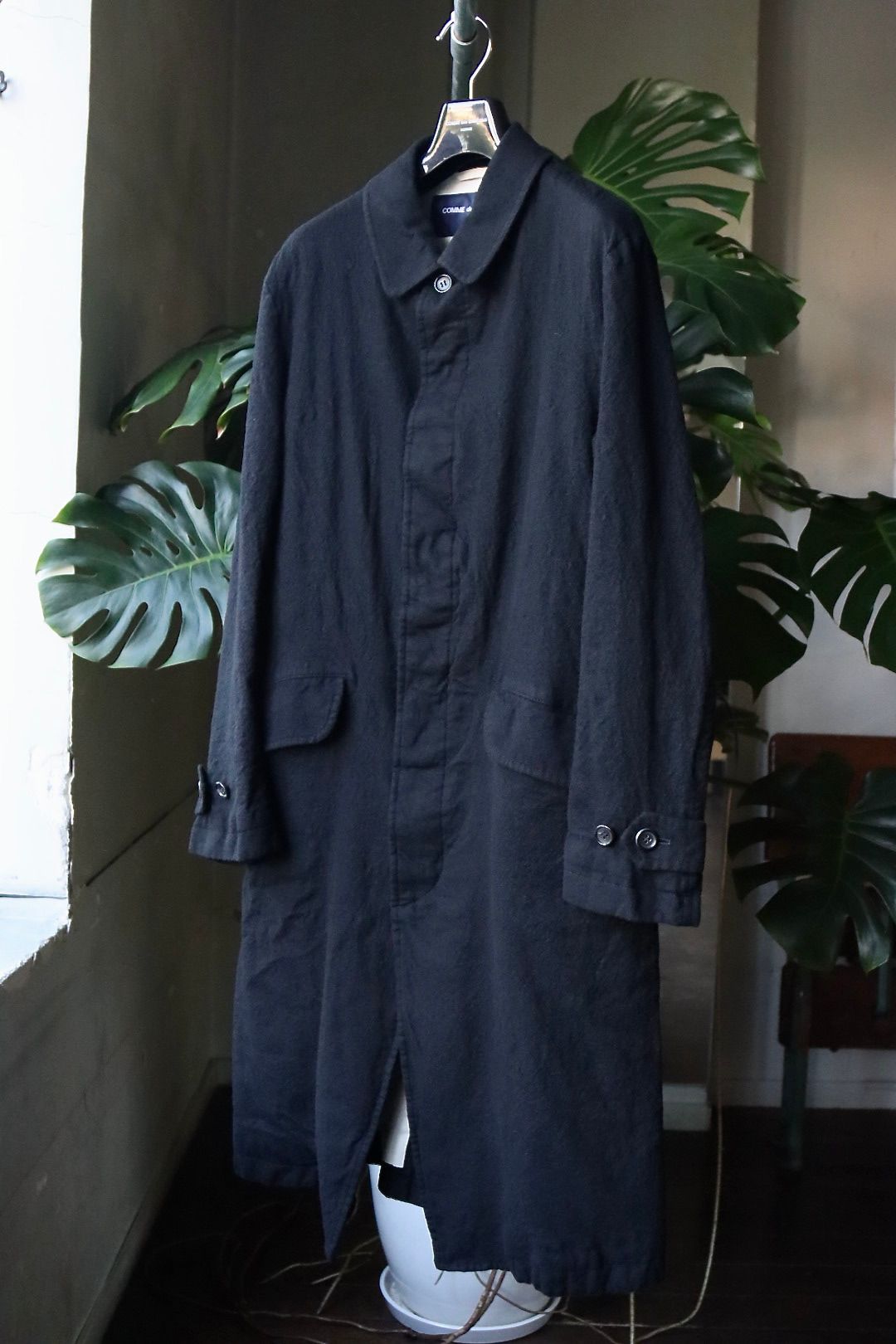 COMME des GARÇONS HOMME 縮絨チェスターコート L COMME des GARCONS