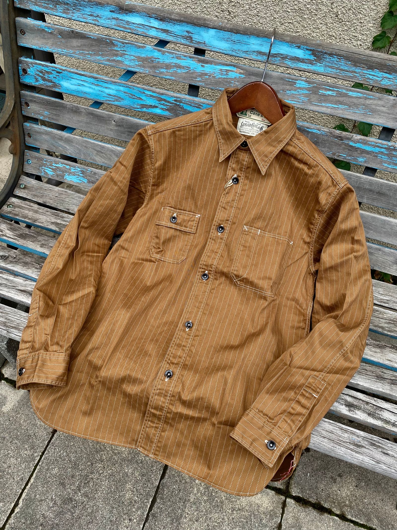 SUGAR CANE - SC28516 / FICTION ROMANCE 8.5oz. BROWN WABASH STRIPE