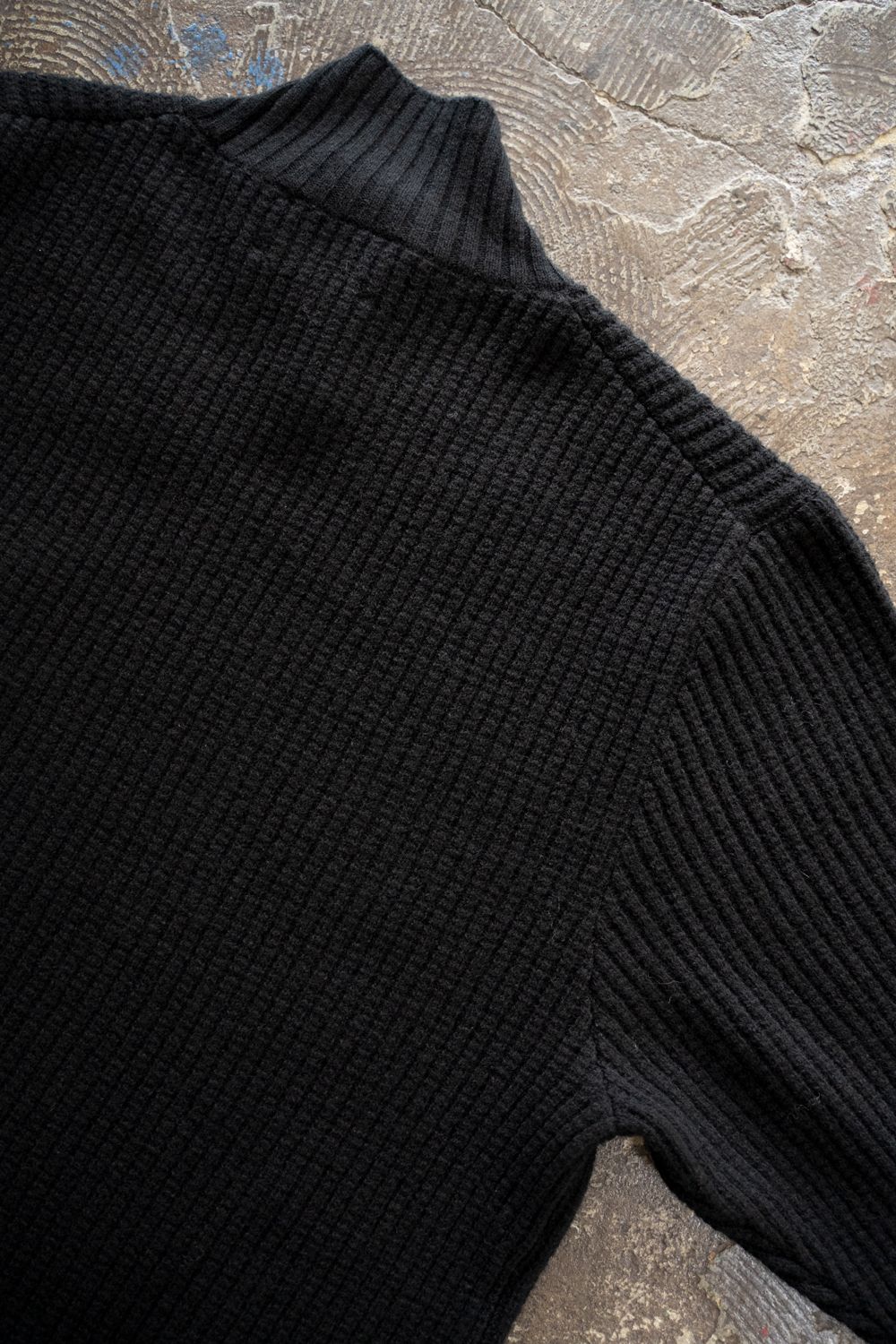 STILL BY HAND - 【ラスト1点】【25AW】ウール×シルクハイネックニット