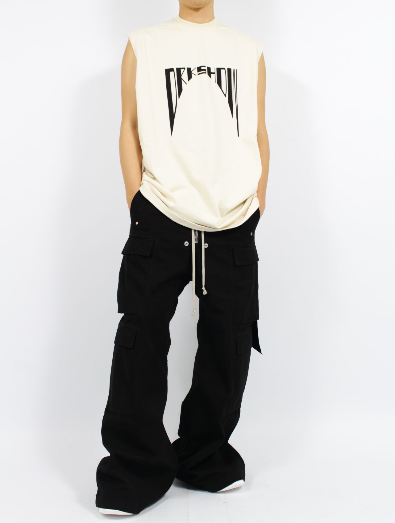 RICK OWENS DRKSHDW - 【25SS】タープT ノースリーブ カットソー