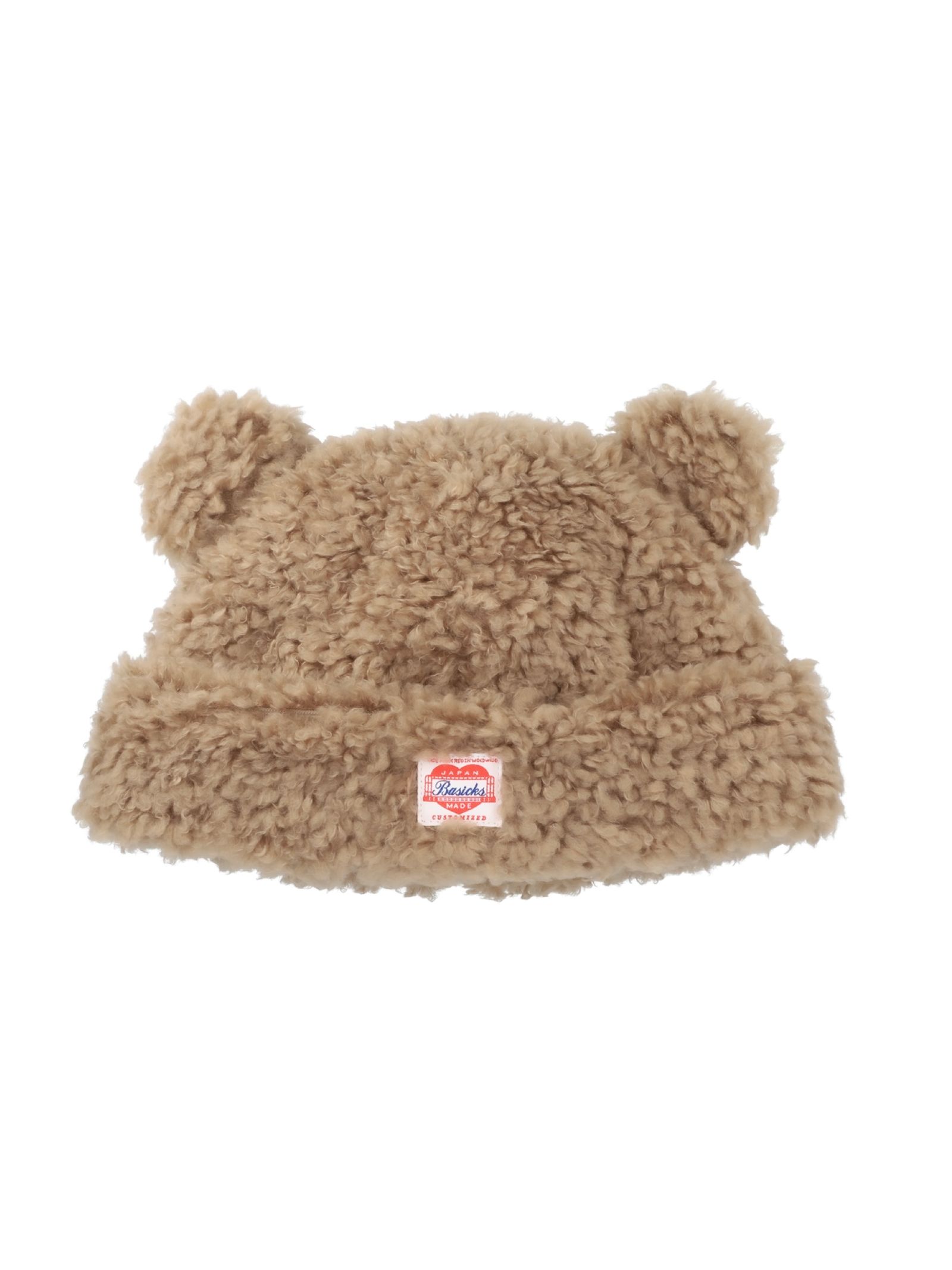 BASICKS - 【26SS】ベアー ビーニー 帽子 / BEAR BEANIE / ブラック