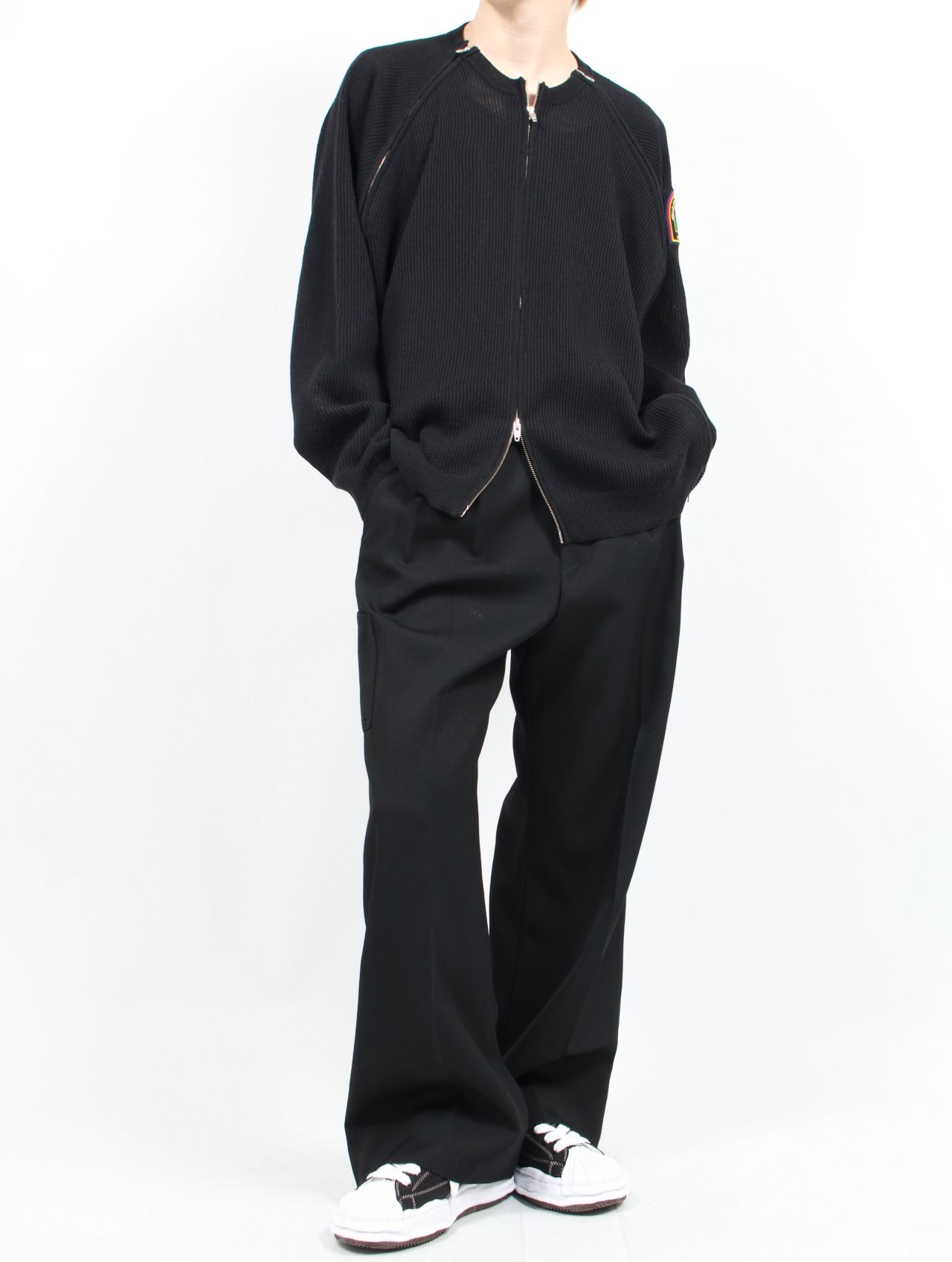 DAIRIKU - 【25SS】3 ジップ リネン ドライバーズ ニット / 3-ZIP