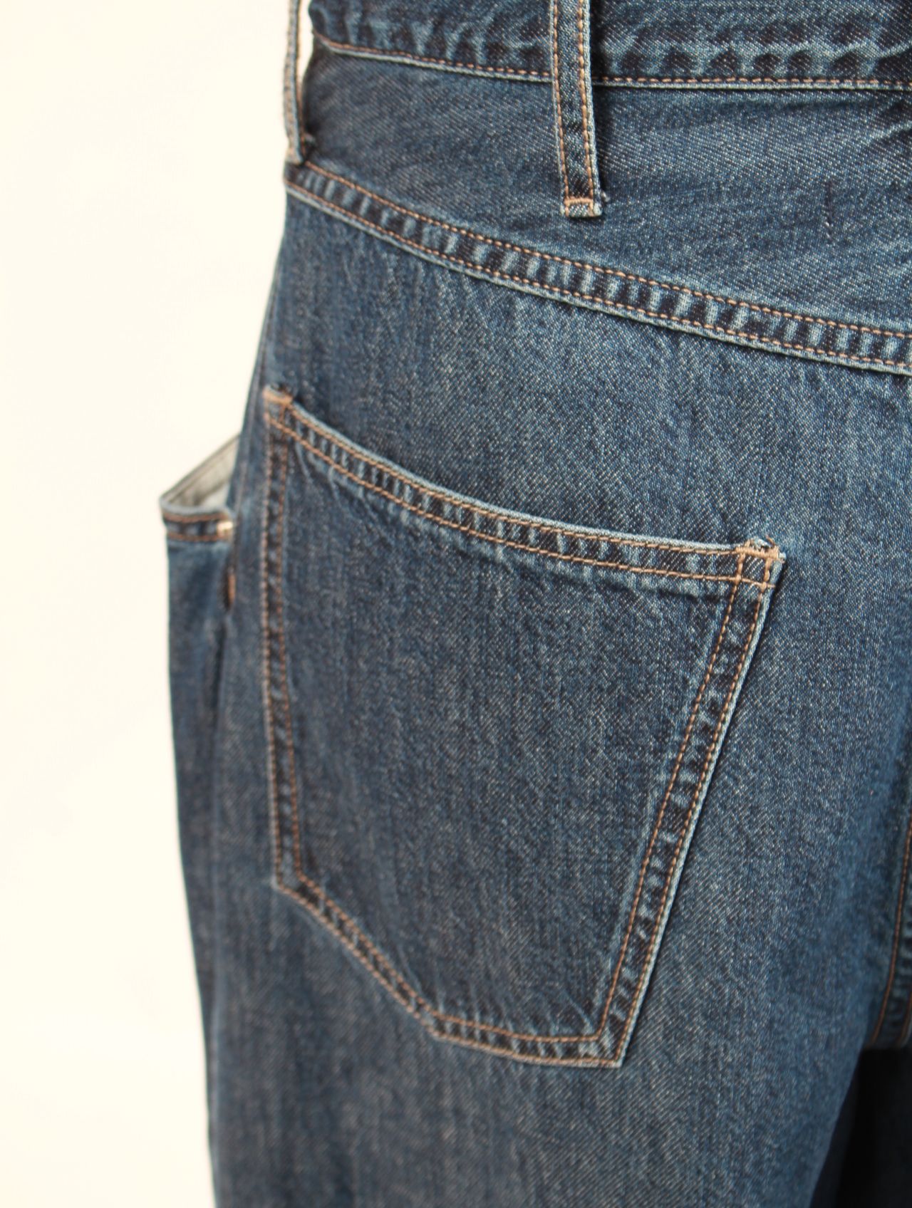 SOSHIOTSUKI - 【25SS】ドレープ ポケット ウォッシュド デニム パンツ