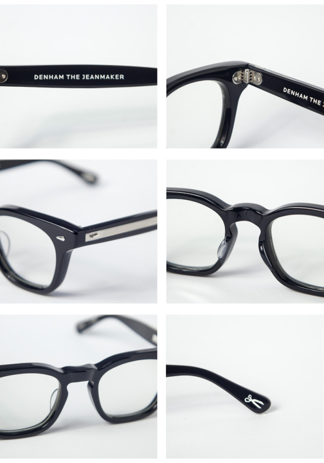 EFFECTOR エフェクター DENHAM5 デンハム5 スクエア メガネ 伊達 度付き