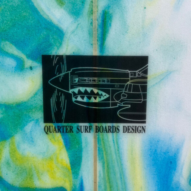 サーフボード ショートボード 5'8 クウォーター フラットツイン