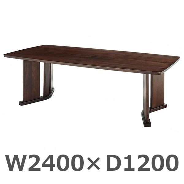 役員用平デスク/MKV-1675DH/幅1600×奥行750高さ720mm/ダークブラウン