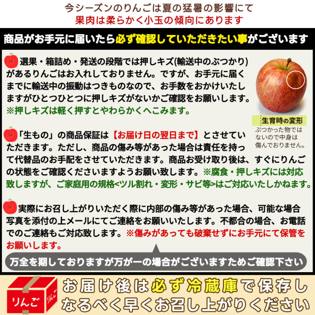 りんご の常識を変える☆葉とらず栽培 本場青森ゴールド農園 送料無料