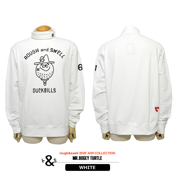 rough&swell［ラフアンドスウェル］Mr.BOGEY TURTLE/タートル裏毛