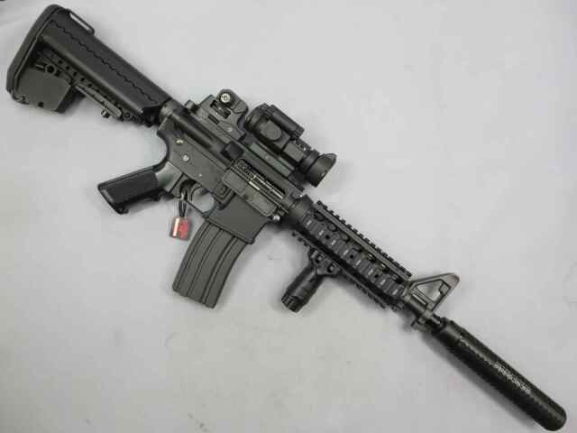 東京マルイ】CQB-R ブラック / プロサイト・マウント・プロ