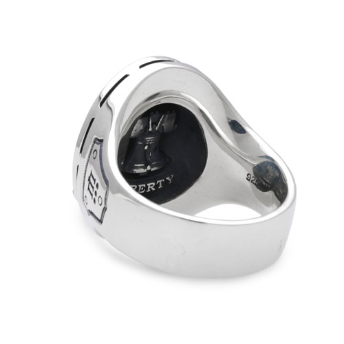 送料無料】Dr MONROE(ドクターモンロー) リバティスカルリング FC-261-SV