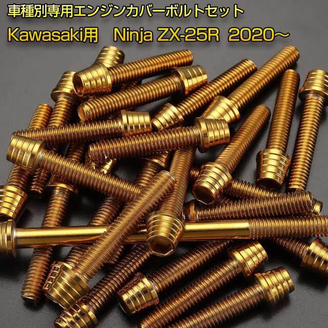 エンジンカバー ボルトセット Ninja ニンジャ ZX-25R 26本セット